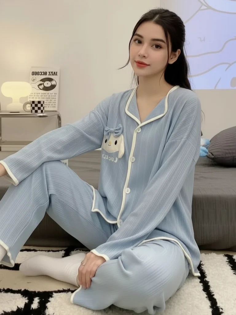 Blue Rabbit Loose Nightdress