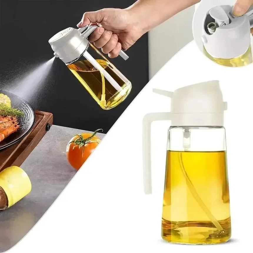 2-in-1 Oil Dispenser and Spray Bottle