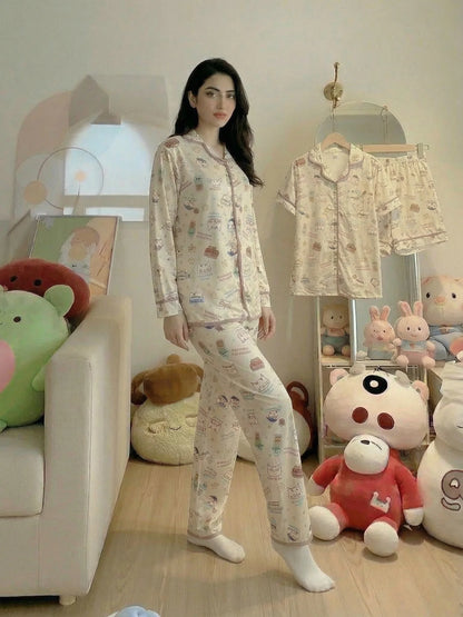 3pc Cardigan Pixel Xiaoxin