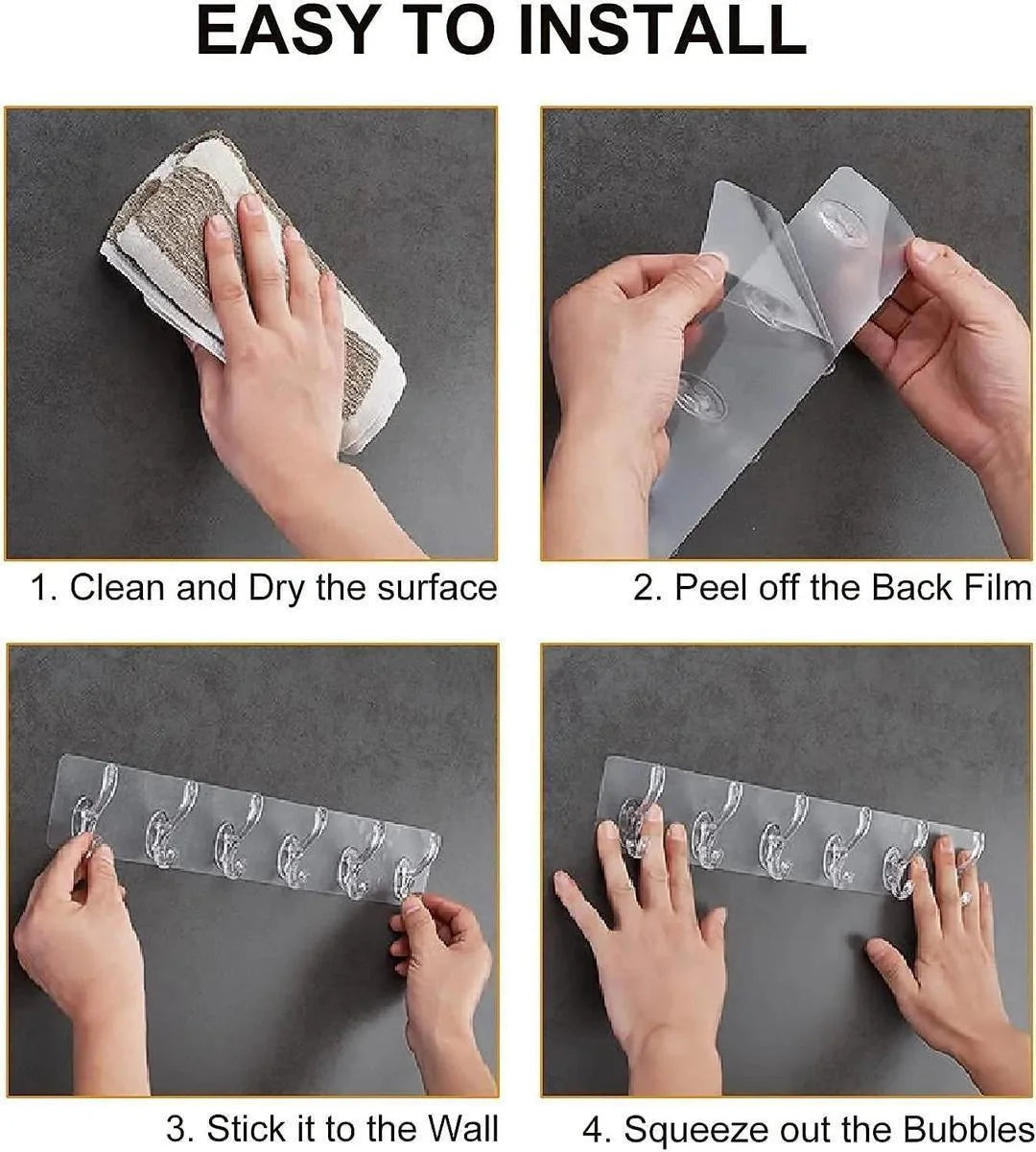 Adhesive Wall Hooks