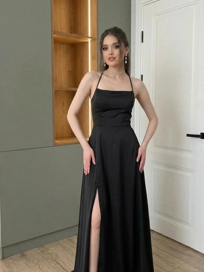 Black Spaghetti Bodycon Partywear