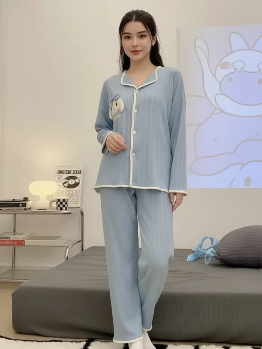 Blue Rabbit Loose Nightdress