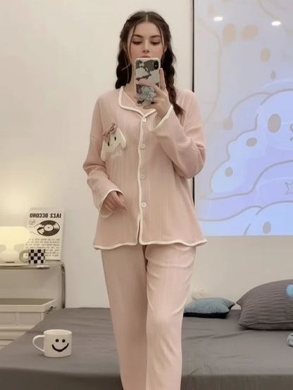Powder Rabbit Loose Nightdress