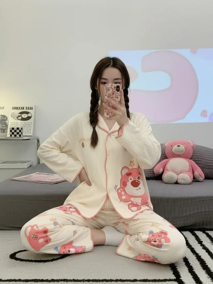 Strawberry Bear Loose Nightdress