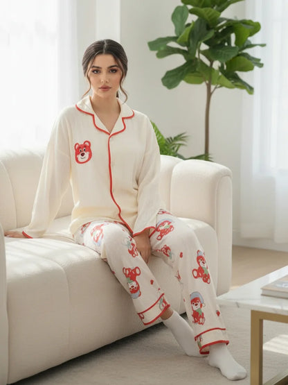 Rose Bear Loose Nightdress