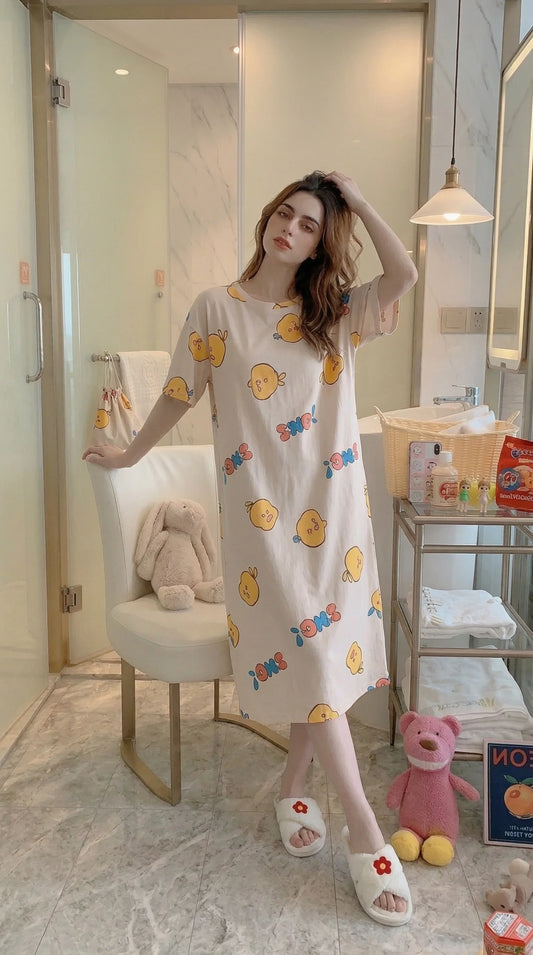 Duck Long Sleepwear + Bag