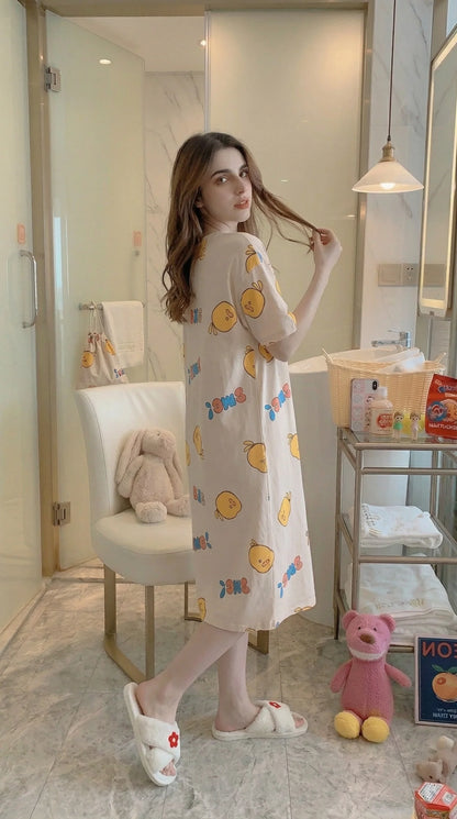 Duck Long Sleepwear + Bag
